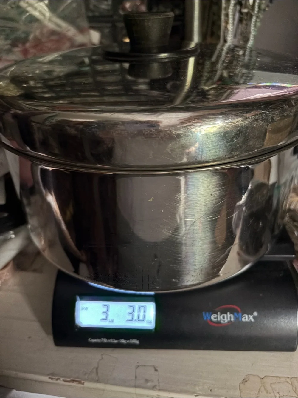 Vintage Revereware copper core stainless steel cookpot large pan